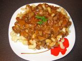 Rețetă Bourguignon de ciuperci cu paste / mushroom bourguignon with pasta