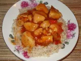 Rețetă Pui cu sos chinezesc si orez brun