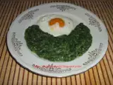 Rețetă Sos de spanac cu ochiuri de oua