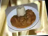 Rețetă Boeuf stroganoff~cu muchiulet din carne de porc