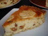 Rețetă Tarta cu branza dulce si stafide/ cheese tart