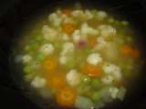 Rețetă Ciorba cu conopida si mazare / cauliflower and peas soup