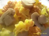 Rețetă Paste de porumb cu pui si ciuperci