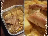 Rețetă Piept de pui cu cartofi la cuptor/chicken with baked potatoes/pollo con patate al forno