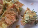 Rețetă Omleta cu cascaval si crenvusti vegetali / tortilla fracesa con queso y salchicha vegetal