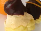 Rețetă Eclere cu ciocolata si crema de portocale