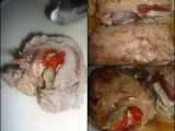 Rețetă RULADA DIN COTLET DE PORC CU GARNITURA DE CARTOFI COPTI SI SOS DE MARAR