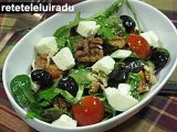 Rețetă Salata cu branza mozzarella si nuci