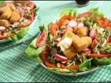 Rețetă Salata cu cascaval pane si carpaccio de ciuperci