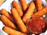 Rețetă Bastonase de mozarella (mozarella sticks)