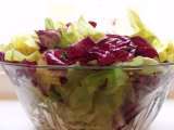Rețetă Salata romana si radicchio (heart romaine&radicchio salad)