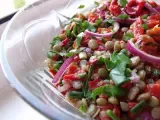 Rețetă Salata de linte si ardei copti (lentil & roasted peppers salad)