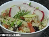 Rețetă Salata de orez cu somon afumat si masline