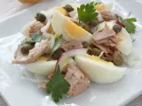 Rețetă Salata de ton, oua si ceapa