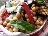 Rețetă Salata de naut si vinete(chickpea&aubergine salad)