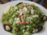 Rețetă Salata verde cu fructe de mare