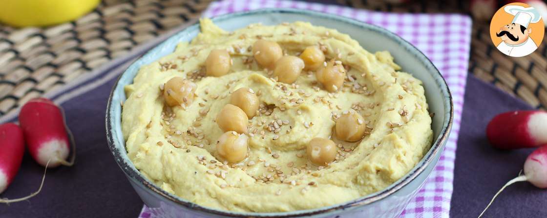 Hummus cu lămâie confiată