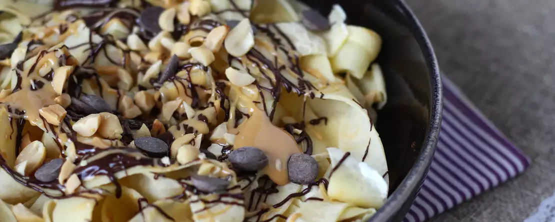 Tagliatelle de clătite cu ciocolată și alune!