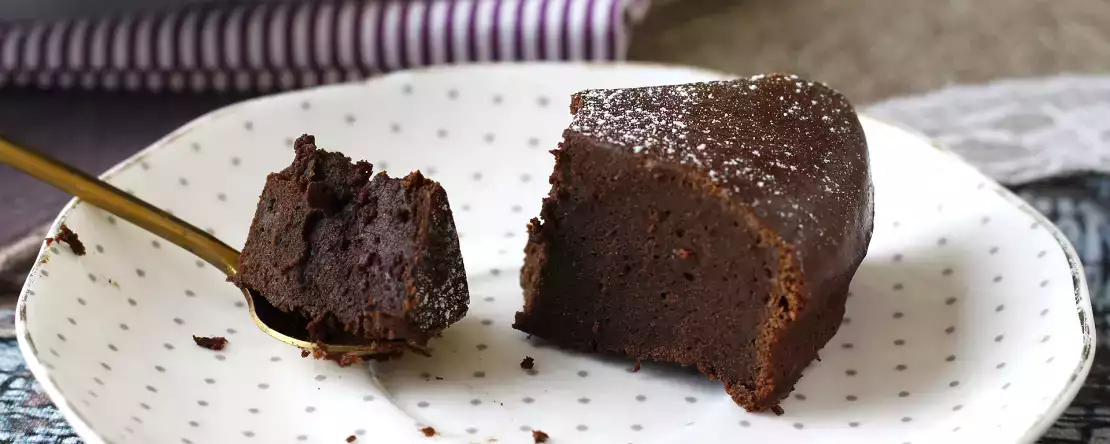 Fondant de ciocolată cu proteine: rețeta cu zer, ușor de preparat