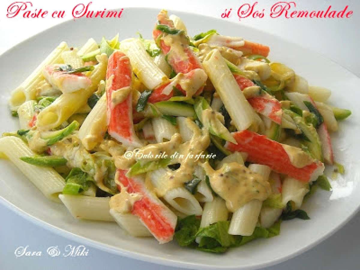 Paste cu Surimi 2 rețete Petitchef