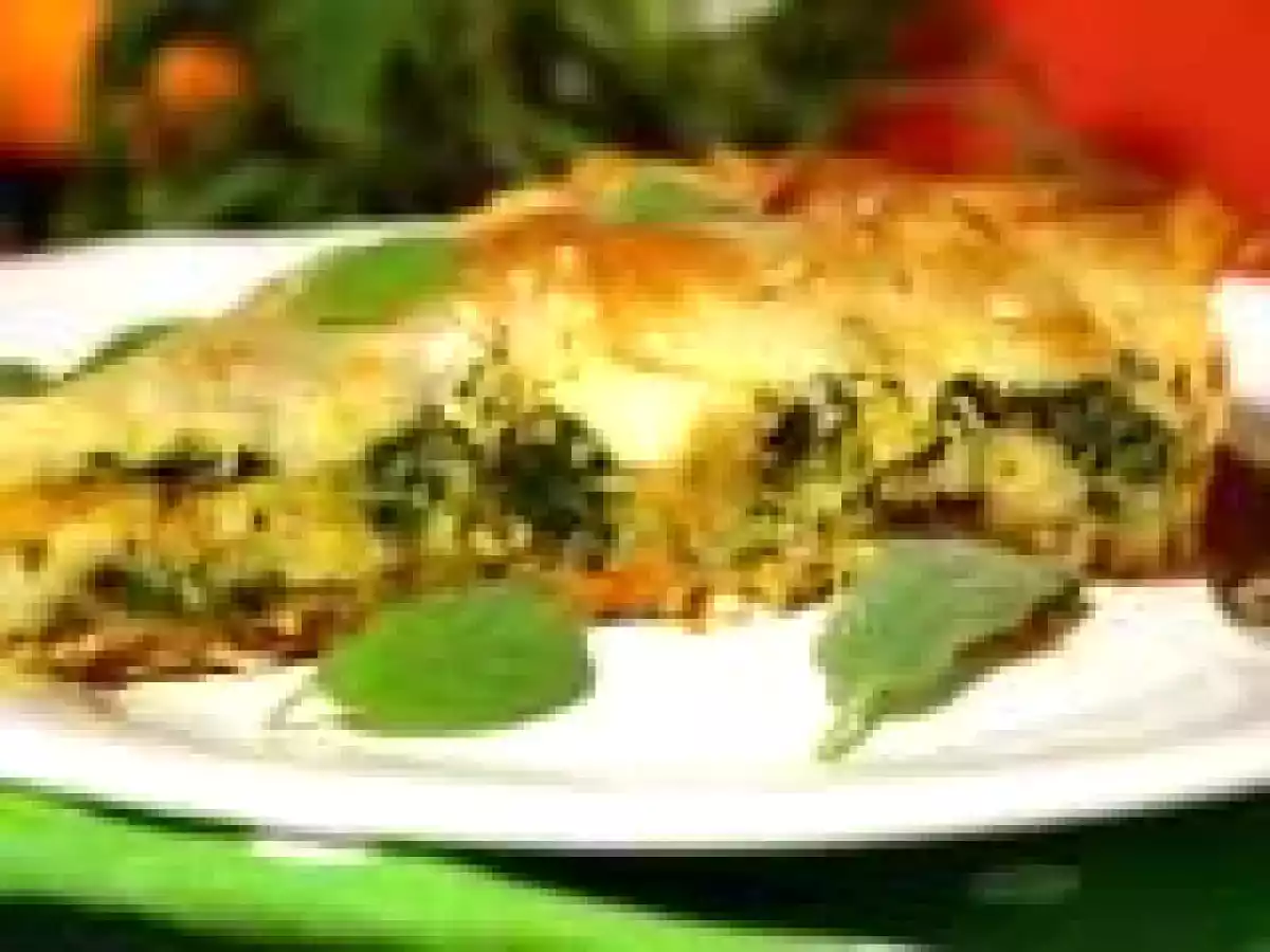 Placinta Extraordinara cu Dovleac Copt, Ricotta si Spanac