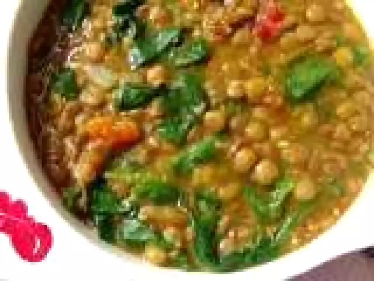 PALAK DAL sau linte cu spanac(lentils with spinach)