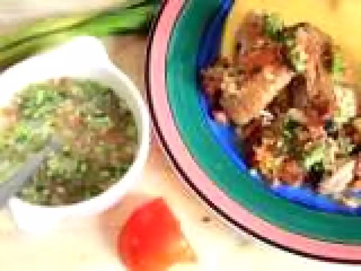 MUJDEI ...Cu Garnitura de Pui la Cuptor si Mamaliguta