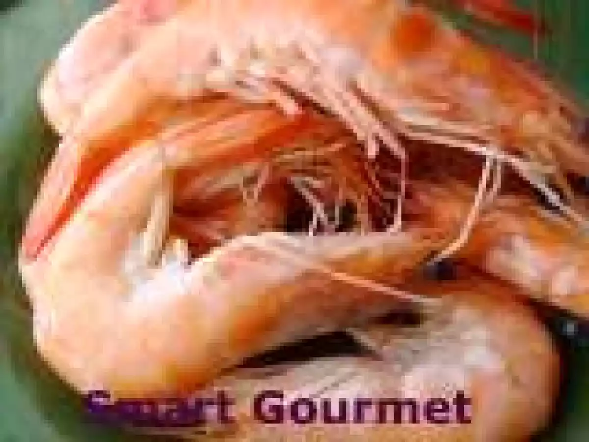 Creveti in sos de vin