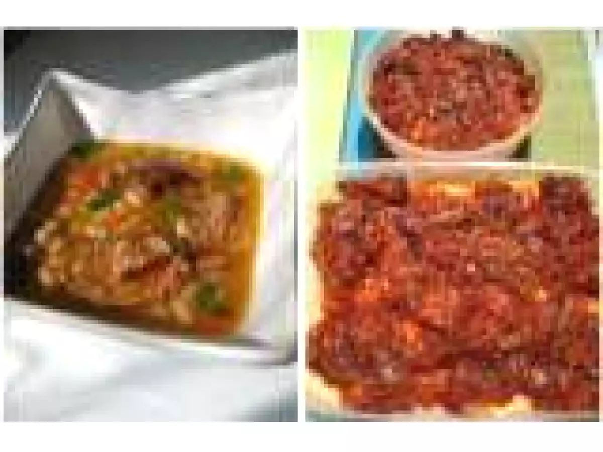 Fasole cu ardei copti