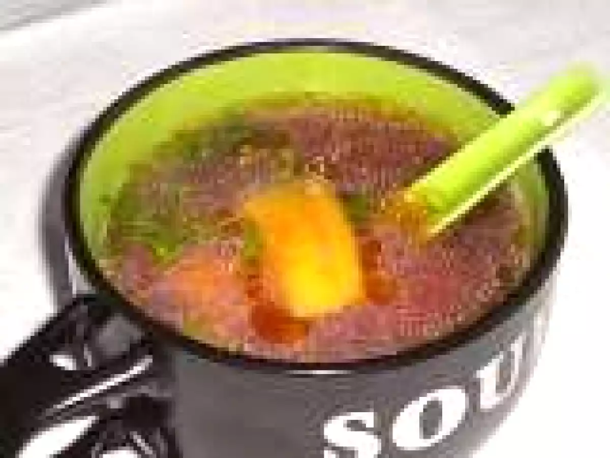 Ciorba de cartofi cu sfecla