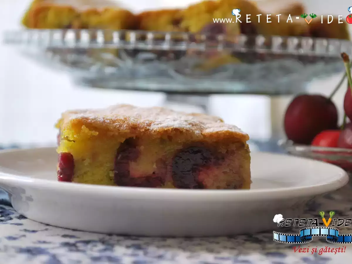 Rețetă Prajitura cu cirese (reteta video)