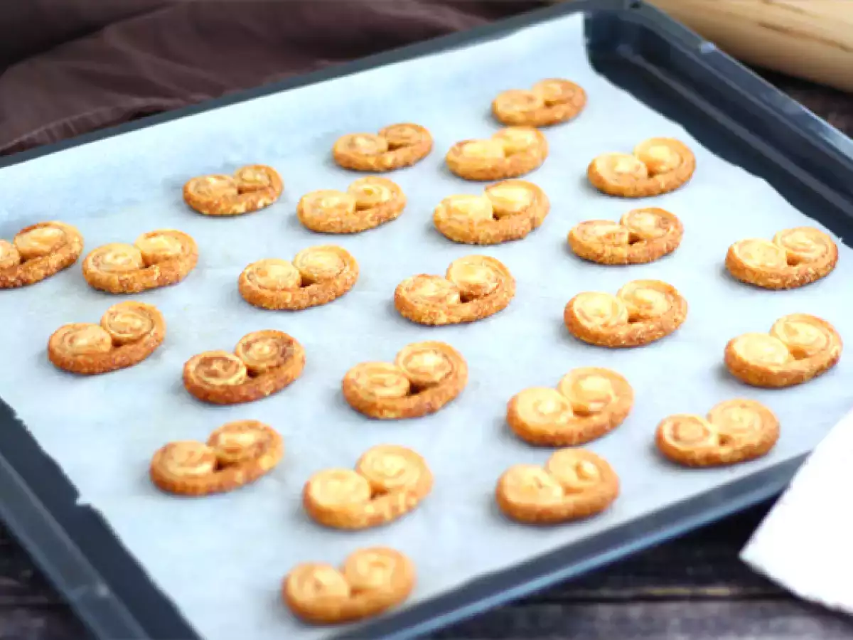 Rețetă Palmieri din foietaj