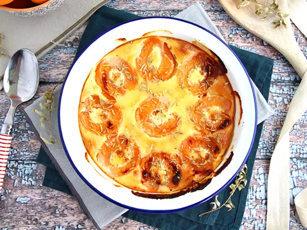 Rețetă Caise gratinate