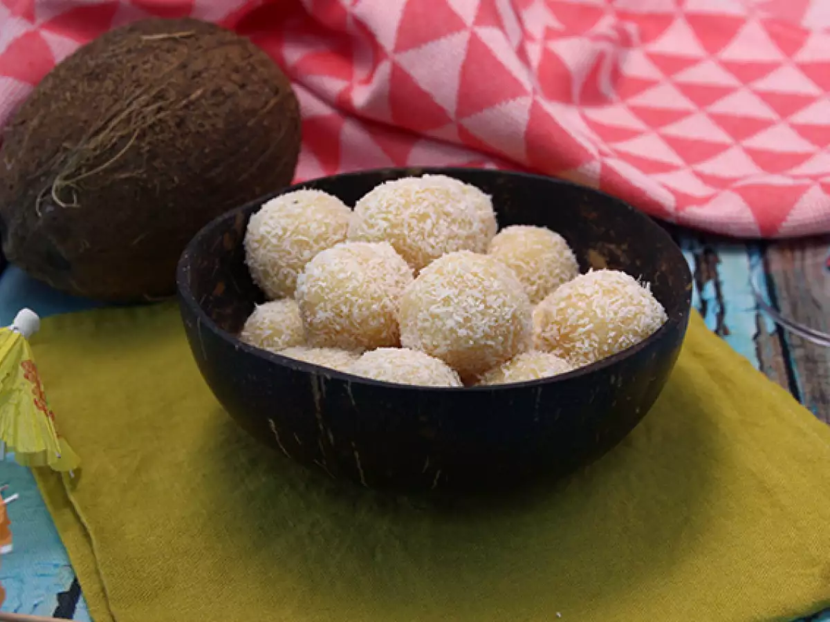 Rețetă Brigadeiros cu nuca de cocos