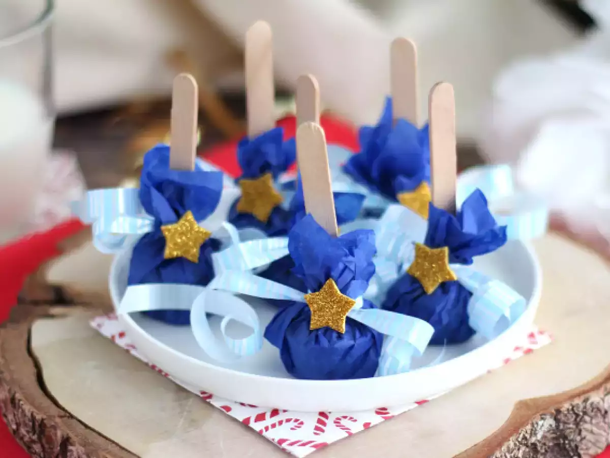 Rețetă Acadele pentru ciocolata calda: ciocolata alba + speculoos