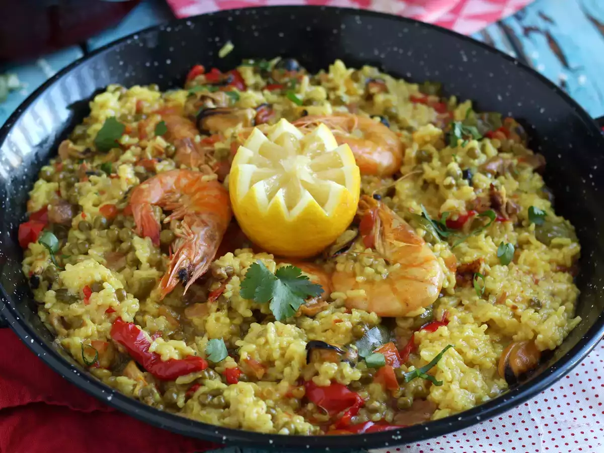 Rețetă Paella super rapida la multicooker cookeo