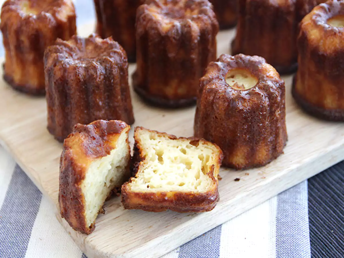 Rețetă Canelés bordelais - canelate bordeleze