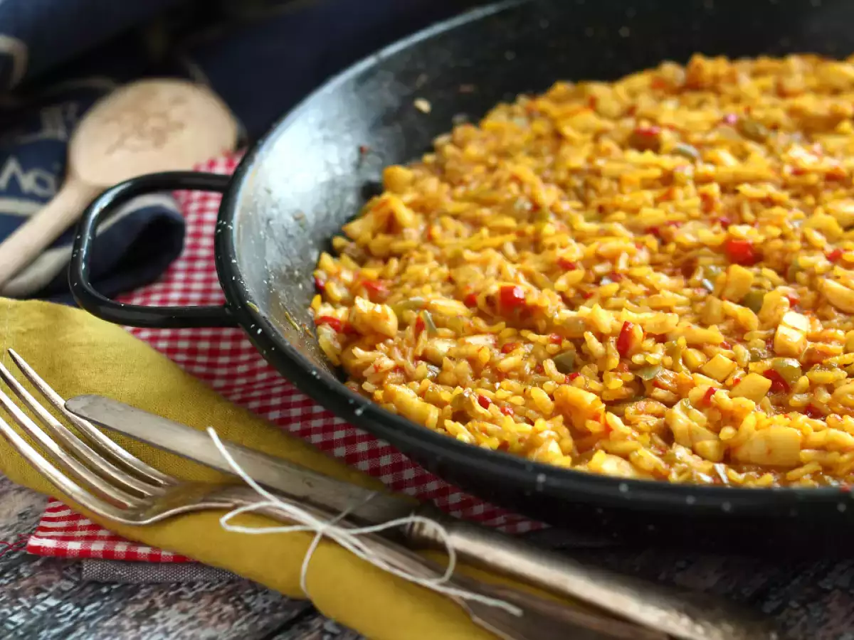 Rețetă Orez cu calamar