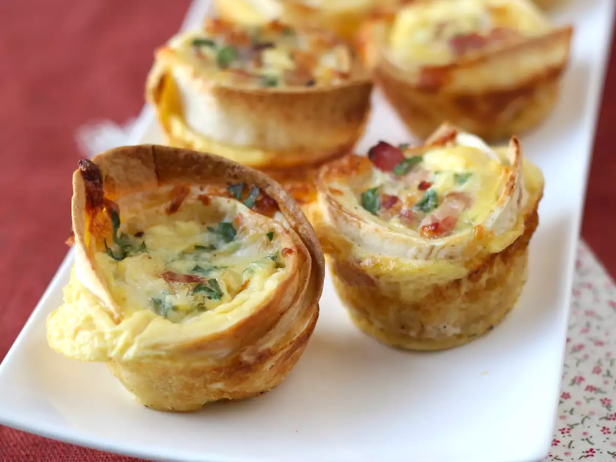 Rețetă Ce să faci quiche-uri ușoare și economice cu tortilla!