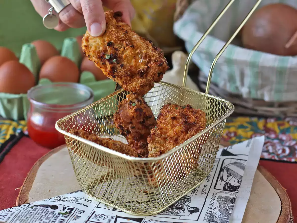 Rețetă Pui pane în air fryer: ușor și gata în 20 de minute