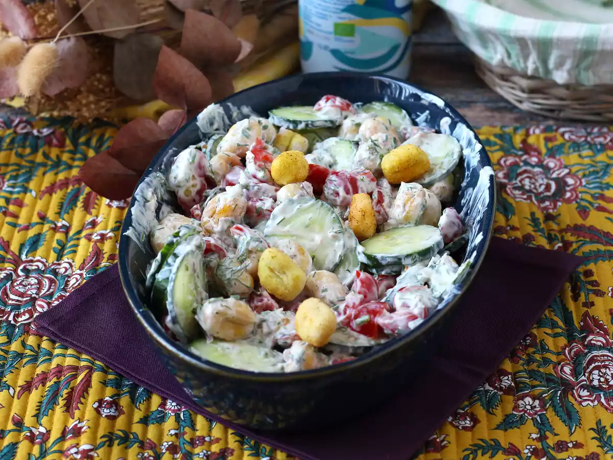 Rețetă Salată crocantă de gnocchi, ultra trendy, gustoasă și echilibrată, perfectă pentru vară!