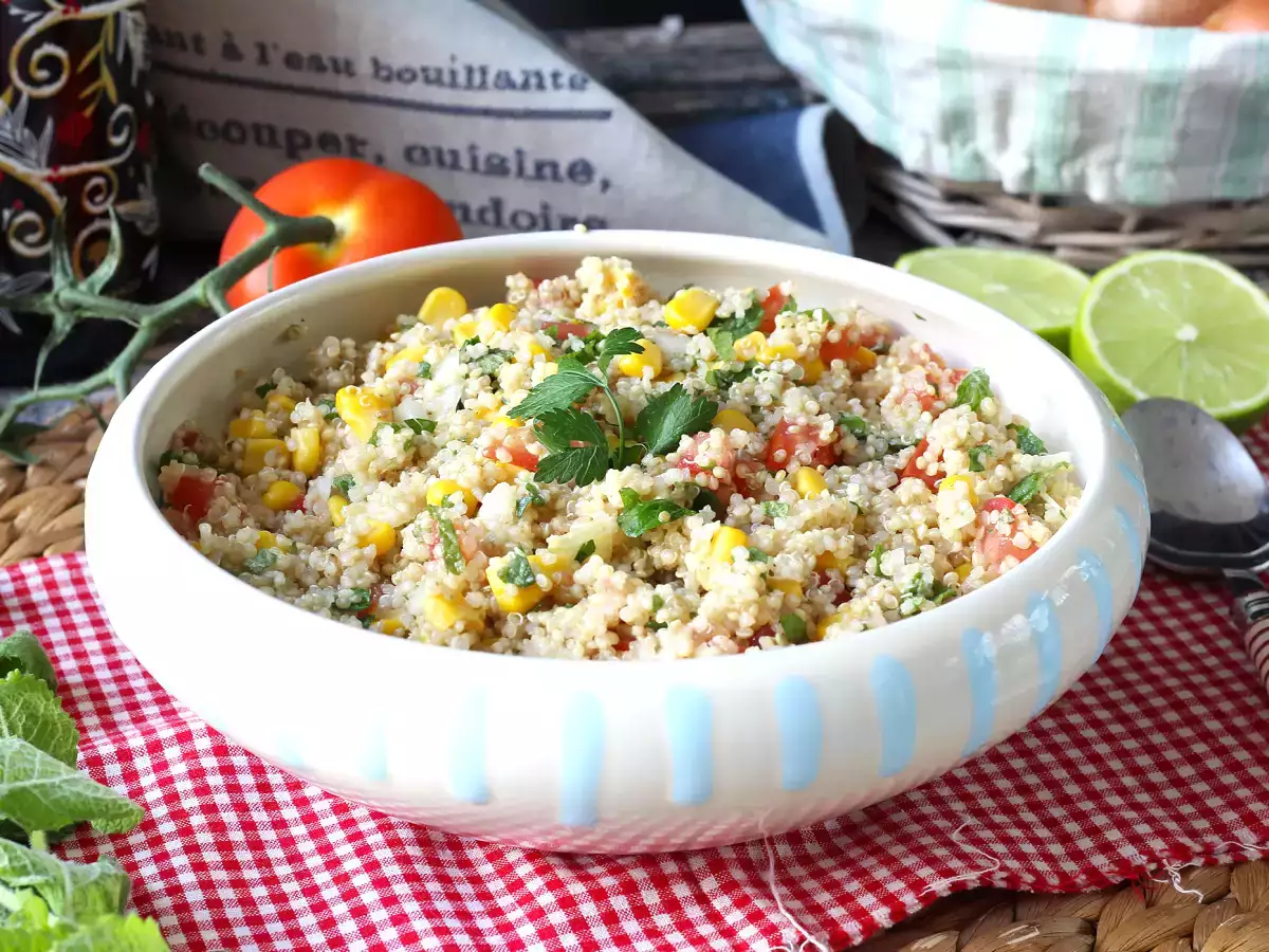 Rețetă Salată de quinoa cu aromă de tabbouleh: răcoritoare și sănătoasă
