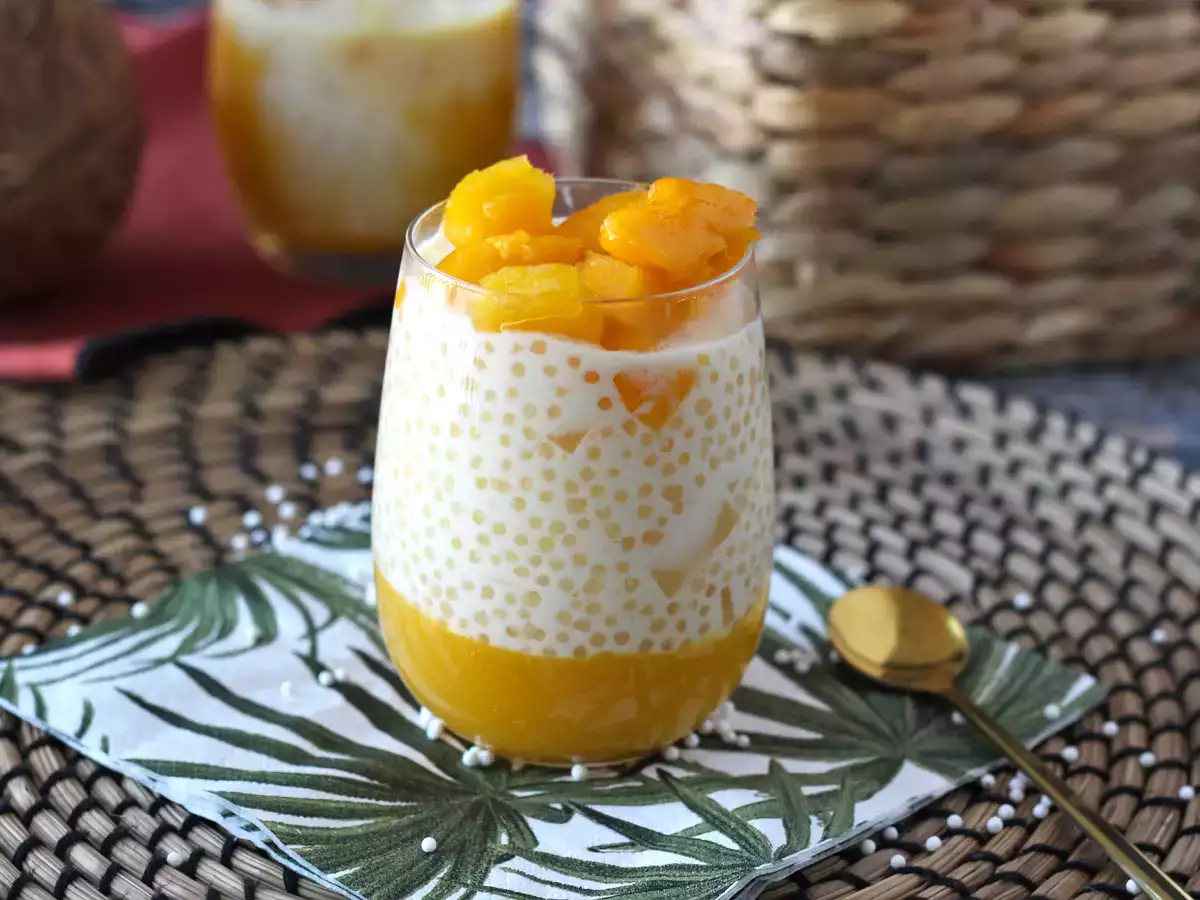 Rețetă Mango sago, desertul asiatic cu tapioca și mango care cucerește prin simplitatea sa