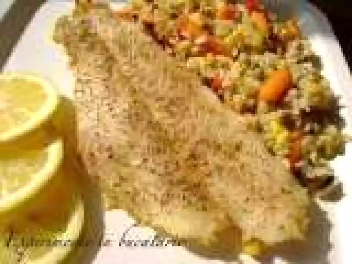 Pangasius cu legume si orez