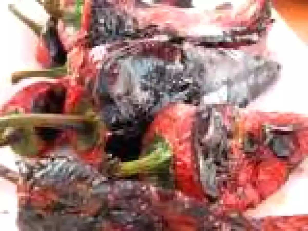 Ardei capia copti pe gratar