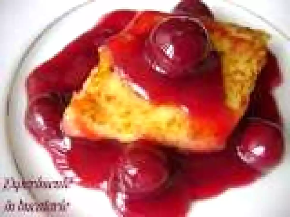 Gris cu sos de visine