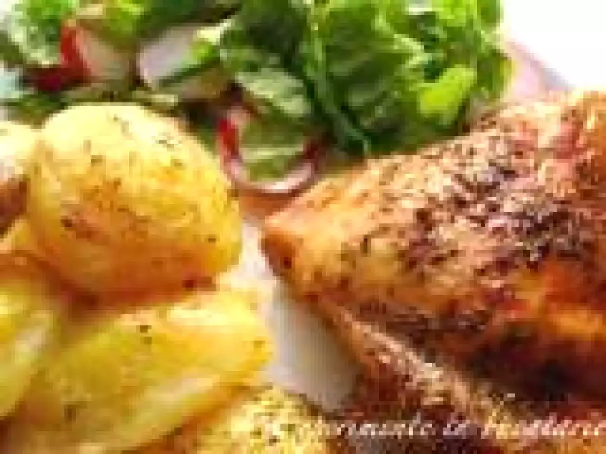 Pulpe de pui aromate, la cuptor