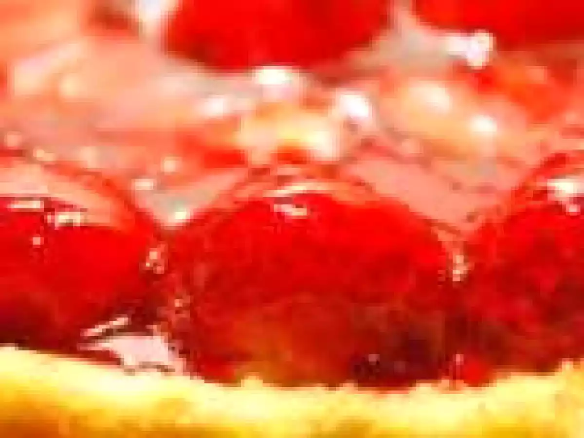 Tarta cu fructe si crema de vanilie