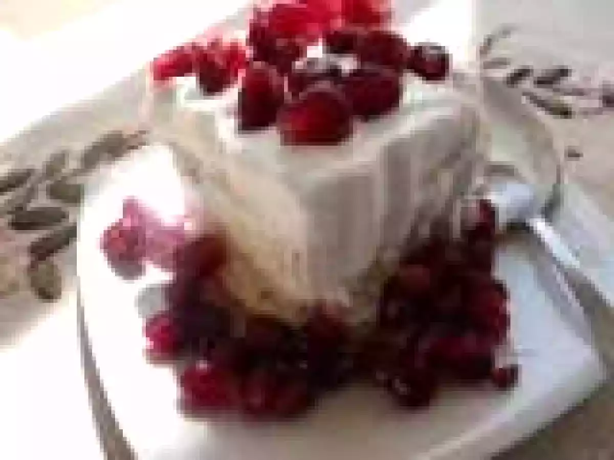 Prajitura cu rodie(pomegranate cake)