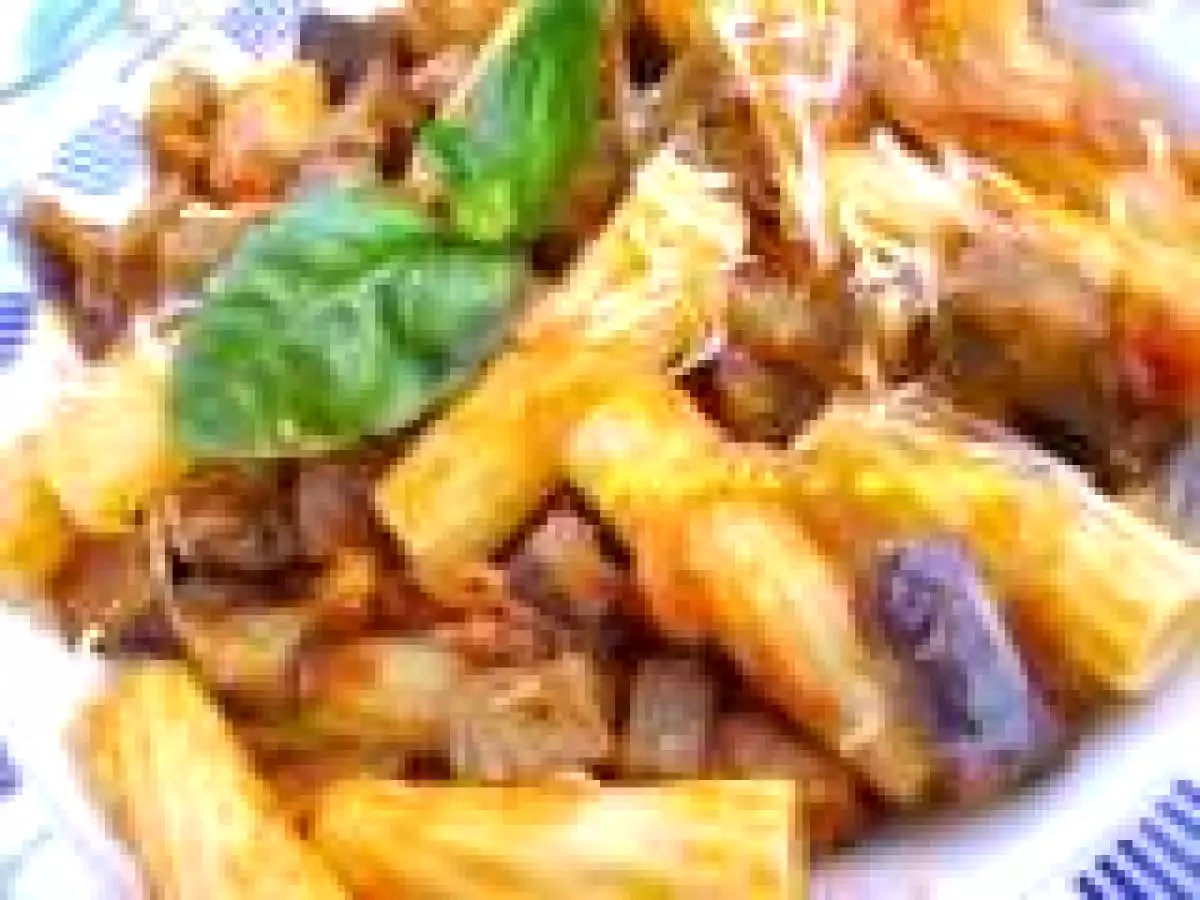 Paste cu vinete/Pasta alle melanzane